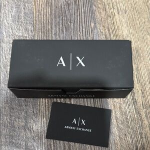 Armani Exchange Black glasses Box